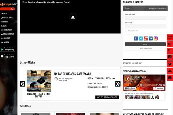 Site using Advanced AJAX Page Loader plugin