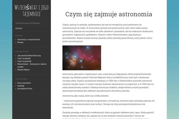 Flat theme site design template sample