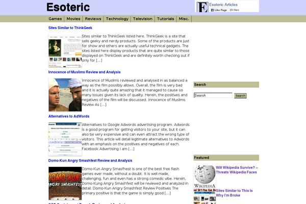 Site using Sharebar plugin
