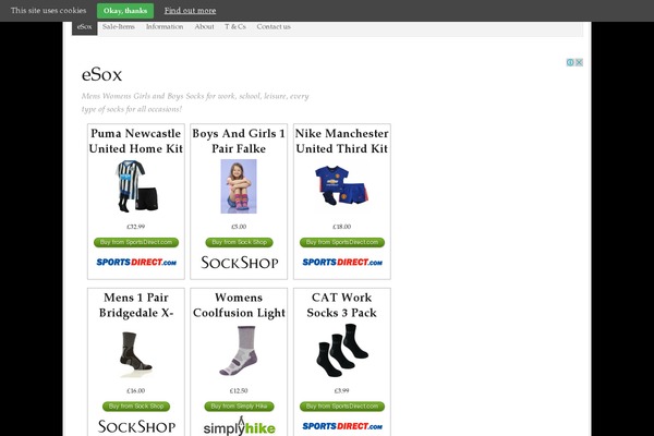 Prose theme site design template sample