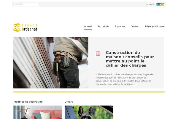 Site using Crumina-page-slider plugin