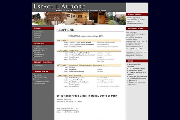 espace-aurore.ch site used Mambopress-16