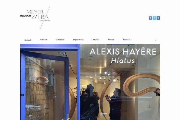 Vantage theme site design template sample