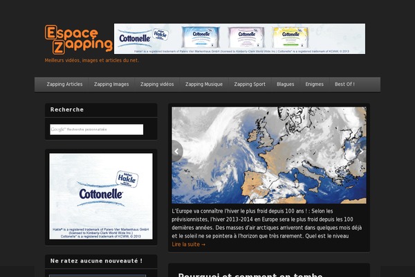 Frontpage theme site design template sample