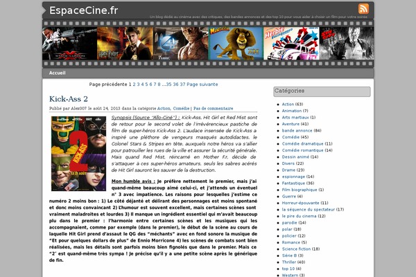 Movie World theme site design template sample