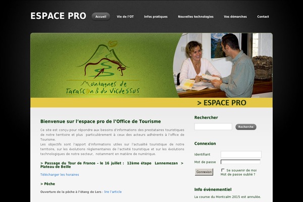 Quantum theme site design template sample
