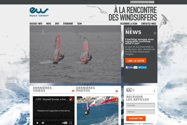 Ew theme site design template sample