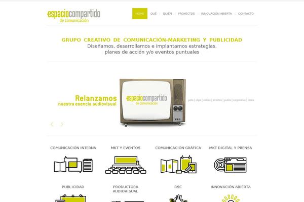 Bigbang theme site design template sample