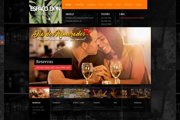 Coffee Shop theme site design template sample