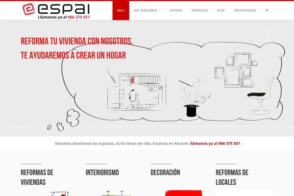 Senna theme site design template sample