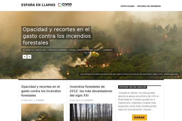 espanaenllamas.es site used Viewport