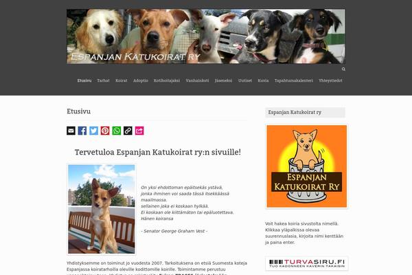 Rescue theme site design template sample