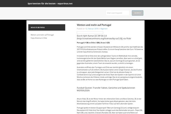 espartinas.net site used Simple Classic