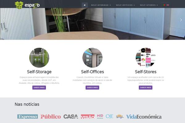 Roots theme site design template sample
