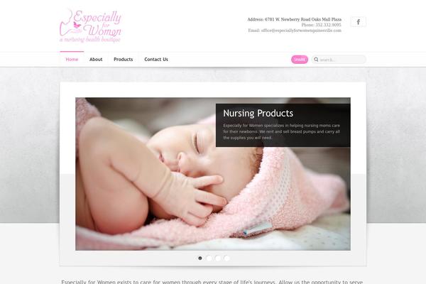 Elegance theme site design template sample