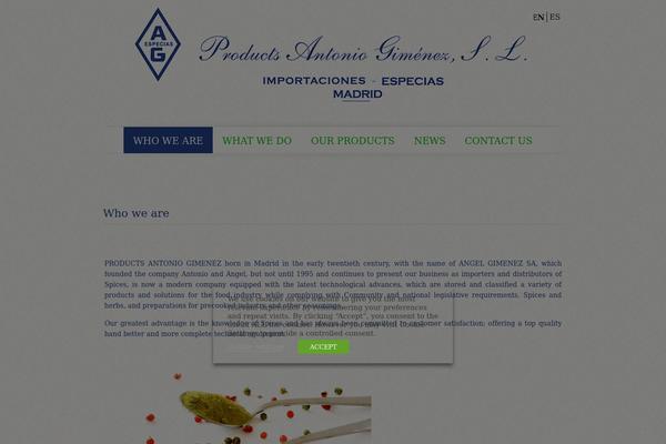 Callisto theme site design template sample