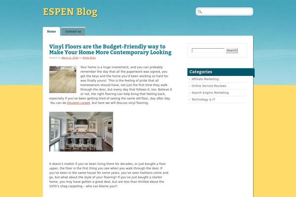 Citizen Journal theme site design template sample