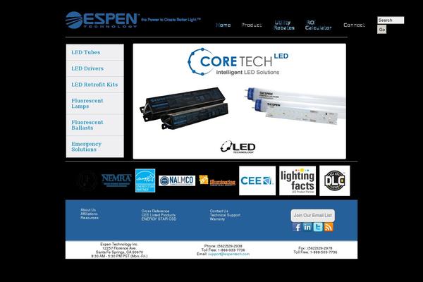 espentech.com site used WP-Creativix