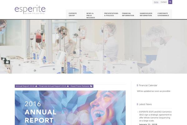 esperite.com site used Mediasolutions