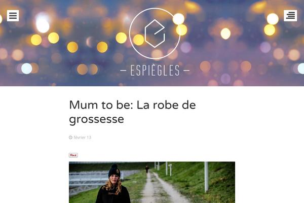 Eighties theme site design template sample