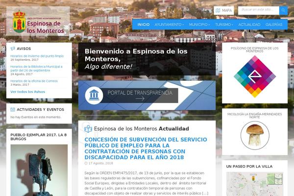 Site using giWeather plugin