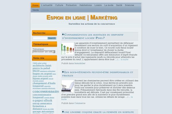 espion-en-ligne.com site used Espion