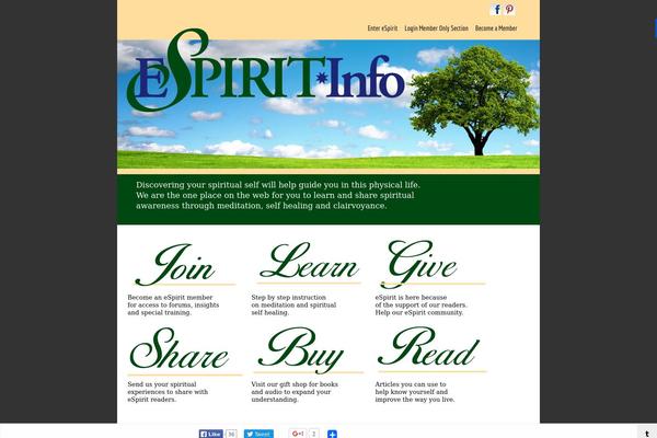 espirit.info site used Blank-theme