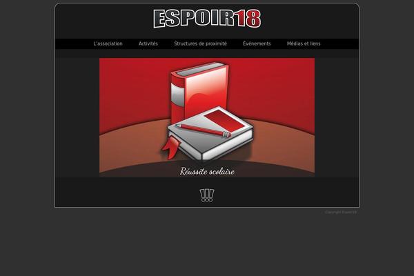 espoir18.fr site used Origami-1