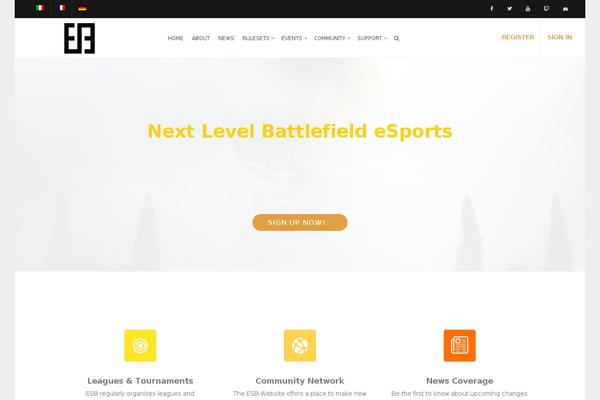 Site using Our Team Showcase plugin