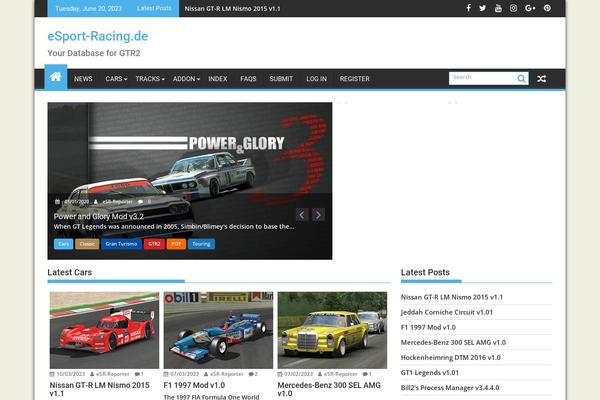 Site using A-z-listing plugin