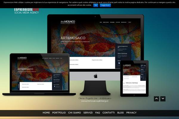Surreal theme site design template sample