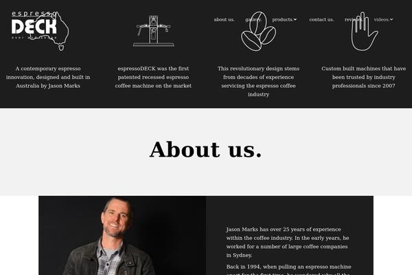 espressodeck.com site used Makoto