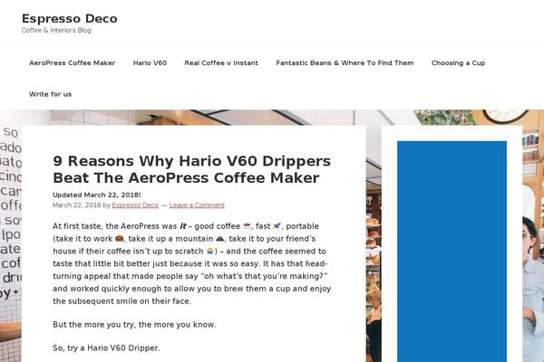 espressodeco.com site used Espressodeco