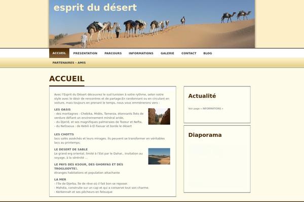 Traveler theme site design template sample