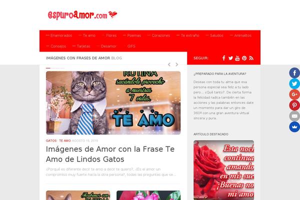 espuroamor.com site used Hueman2