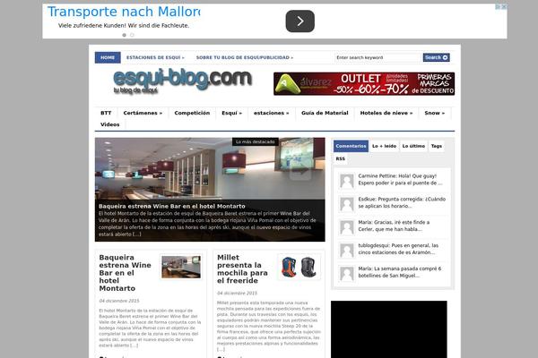 Gazette theme site design template sample