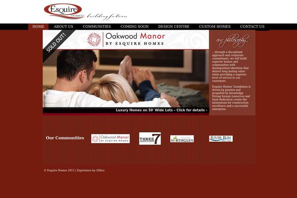 Esquire theme site design template sample