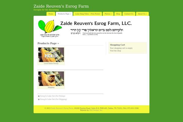 Vanilla-cart theme site design template sample