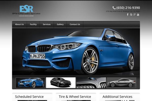 Cherry Framework theme site design template sample