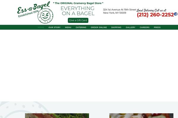 Extra-child theme site design template sample