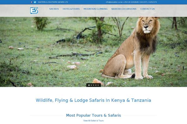 Tour Package theme site design template sample