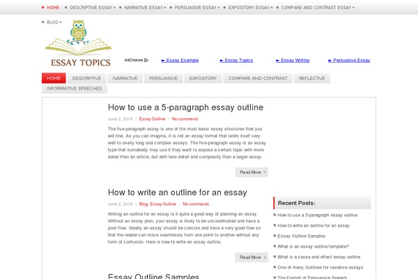 MesoColumn theme site design template sample