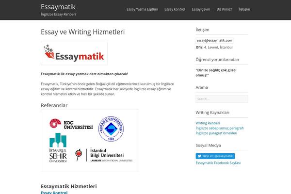essaymatik.com site used Kirumo