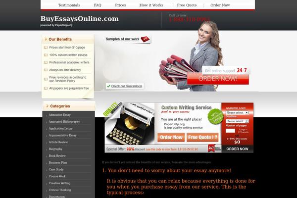 Education theme site design template sample