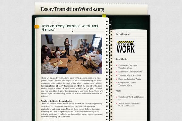 Diary theme site design template sample