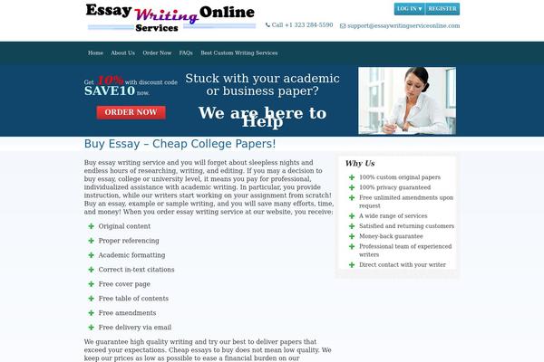 Luxe theme site design template sample