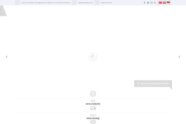 Denge theme site design template sample