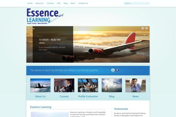 essence-learning.com site used Essence