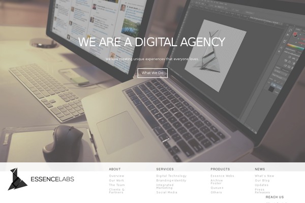 essencelabs.com site used Triangulo