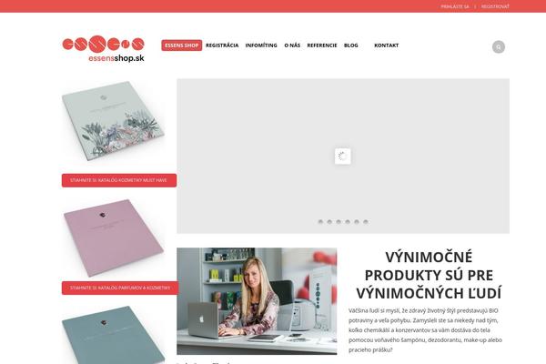 WooPress theme site design template sample